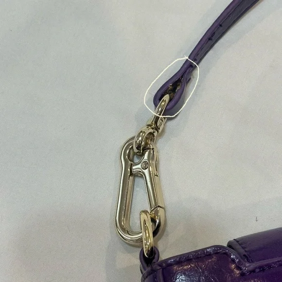 Steve Madden Deep Purple Crossbody Clutch Purse - Picture 12 of 16